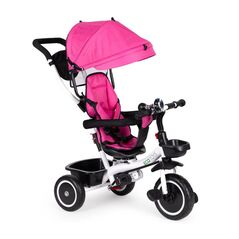 Τρίκυκλο Παιδικό Ποδήλατο - Καρότσι Χρώματος Ροζ Ecotoys YM-BT-2-Pink - Τρίκυκλα