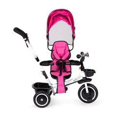 Τρίκυκλο Παιδικό Ποδήλατο - Καρότσι Χρώματος Ροζ Ecotoys YM-BT-2-Pink - Τρίκυκλα