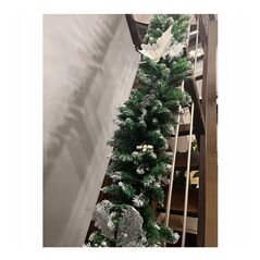 Χριστουγεννιάτικη Πλαστική Χιονισμένη Γιρλάντα 2.7 m Ruhhy 22326 - Χριστουγεννιάτικα