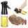 Ψεκαστήρας Λαδιού Μαγειρικής Σπρέι Υψηλής Ποιότητας Γυάλινος 210ml Μαύρος - HOUSEHOLD & GARDEN