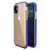 Spring Θήκη clear TPU gel protective cover with colorful frame για iPhone 11 dark blue -  Cell phone cases and covers