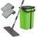 Cenocco Σύστημα Καθαρισμού – Σετ Επίπεδη Αυτοκαθαριζόμενη Σφουγγαρίστρα με Κουβά Πράσινη CC-9077-GN -  ΟΙΚΙΑΚΕΣ ΜΙΚΡΟΣΥΣΚΕΥΕΣ
