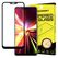 Wozinsky Tempered Glass Full Glue Super Tough Screen Protector Full Coveraged with Frame Case Friendly for Huawei Mate 20 Lite black -Cell phone tempered glass