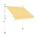 Χειροκίνητη Πτυσσόμενη Τέντα με Μανιβέλα 200 x 120 cm Χρώματος Κίτρινο Hoppline HOP1001018-1 -  Τέντες - Κιόσκια