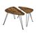 Σετ Μεταλλικά Βοηθητικά Τραπέζια Nesting 60 x 38 x 47.5 cm 2 τμχ VASAGLE LNT012B01 -  Τραπέζια