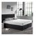 Διπλό Σεντόνι Dubbel Jersey με Λάστιχο 140 x 200 x 30 cm Χρώματος Λευκό Dreamhouse 8717703801590 -  Σεντόνια
