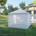 Outsunny 3x3 Nylon Gazebo Wall, Σετ 3 τεμαχίων κουνουπιέρα με 6 παράθυρα και πόρτα με φερμουάρ, 300Lx195cm -  Τέντες - Κιόσκια