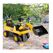 Παιδικός Εκσκαφέας Περπατούρα 88 x 30 x 49 cm Costway TQ10146YW -  Παιδικά Παιχνίδια