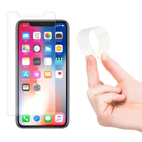 Wozinsky Nano Flexi Glass Hybrid Screen Protector tempered glass for iPhone 11 Pro / iPhone XS / iPhone X -Cell phone tempered glass