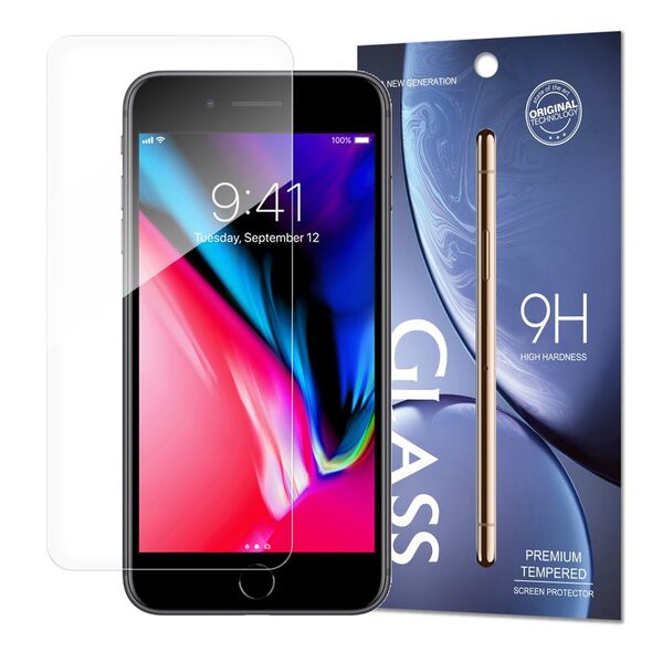 Tempered Glass 9H Screen Protector for iPhone 8 Plus / iPhone 7 Plus (packaging – envelope) -Cell phone tempered glass