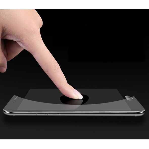 Wozinsky Full Cover Flexi Nano Glass Hybrid Προστασία Οθόνης with frame για iPhone 12 mini black -  Cell phone tempered glass