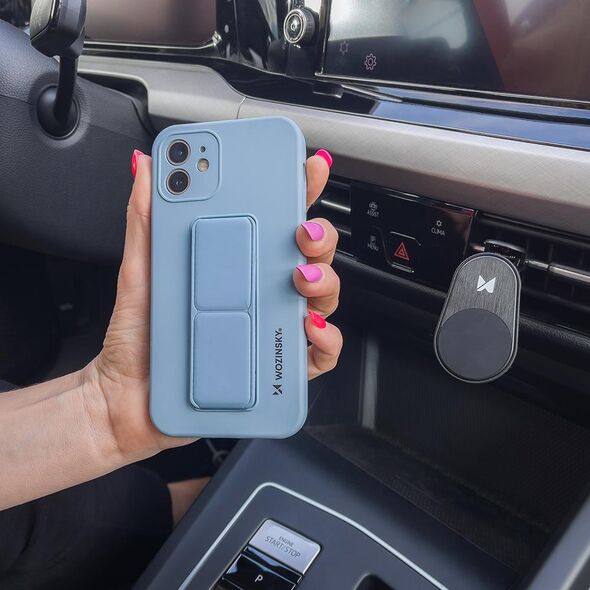 Wozinsky Kickstand Θήκη flexible silicone cover with a stand iPhone 12 mini grey -  Cell phone cases and covers