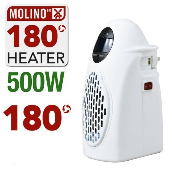 Molino Μίνι Φορητή Κεραμική Θερμάστρα 500W -  ΕΠΟΧΙΑΚΑ