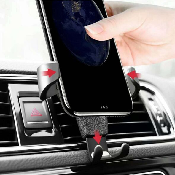 Hurtel Βάση Κινητού Αυτοκινήτου H01 με Ρυθμιζόμενα Άγκιστρα -  Cell phone holders