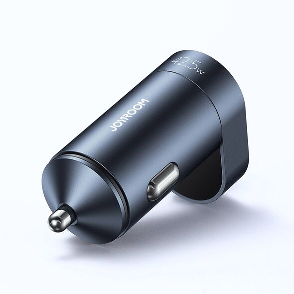 Joyroom C-A17 fast car charger USB / USB Type C 42,5W Quick Charge, Power Delivery, AFC, SCP silver - Cell phone USB charger