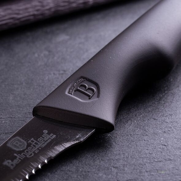 Berlinger Haus Σετ μαχαίρια μπριζόλας (steak) 6 τμχ Metallic Line Shiny Black Edition BH-2784 -  ΜΑΧΑΙΡΙΑ ΚΟΥΖΙΝΑΣ