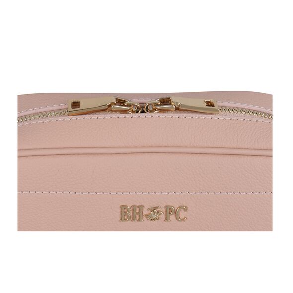 Δερμάτινη Γυναικεία Τσάντα Ώμου Χρώματος Ροζ Beverly Hills Polo Club 118 661BHP0150 -  Τσάντες