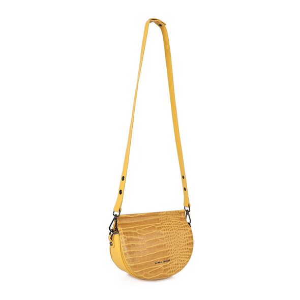 Γυναικεία Τσάντα Ώμου Χρώματος Κίτρινο Laura Ashley Tarlton - Croco 651LAS1765 -  Τσάντες