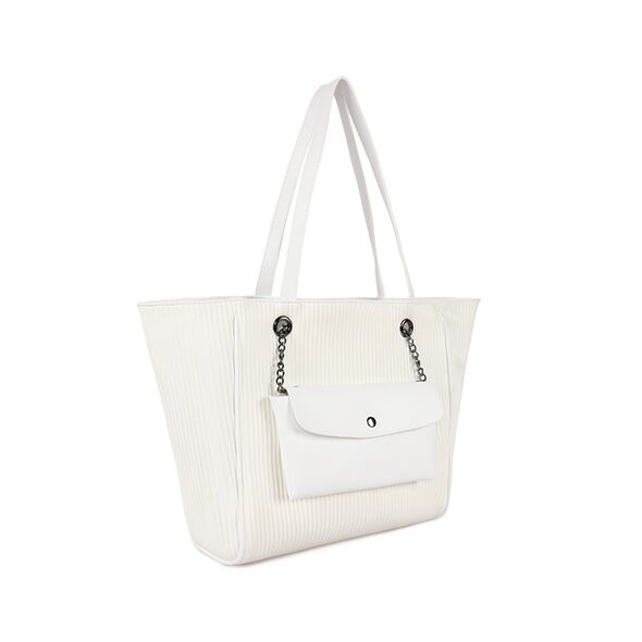 Γυναικεία Τσάντα Χειρός Χρώματος Λευκό Laura Ashley Relief Stick 651LAS1728 -  Τσάντες