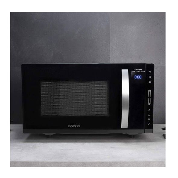 Φούρνος Μικροκυμάτων 23 Lt 800 W Χρώματος Μαύρο Cecotec GrandHeat 2300 Flatbed Touch CEC-01360 -  Φούρνοι Μικροκυμάτων