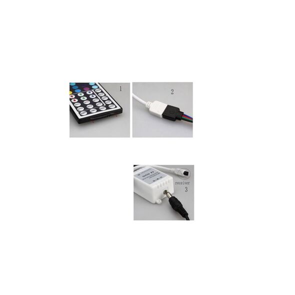 Αυτοκόλλητη Ταινία LED 5 m RGB 2835 με Τηλεχειριστήριο 12V SPM 5908222221447-2835 -  Φωτισμός LED