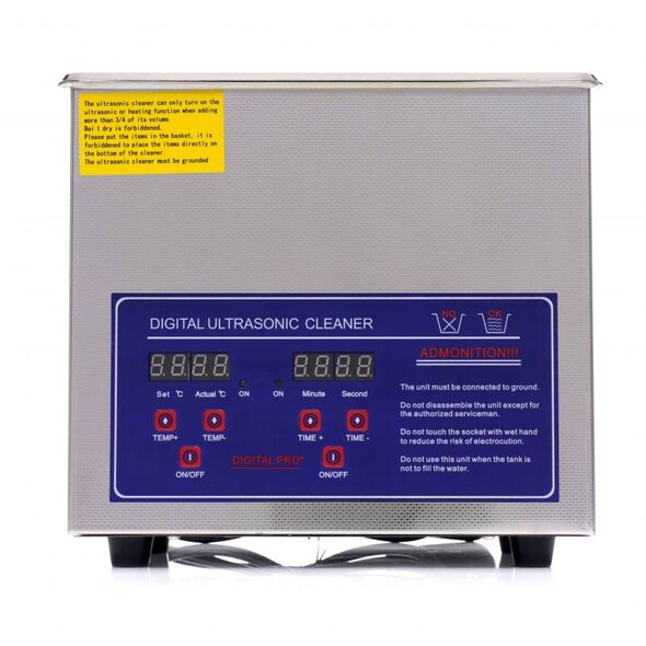 Ψηφιακός Καθαριστής Υπερήχων 6.5 Lt 230 W Kraft&Dele KD-449 -  Αποστειρωτές