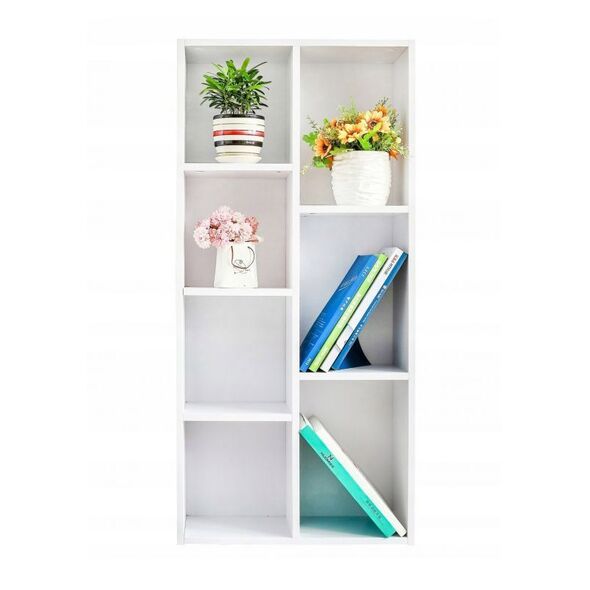 Ξύλινη Βιβλιοθήκη με 6 Ράφια 50 x 24 x 106 cm ModernHome WYJ-071 -  Έπιπλα Γραφείου