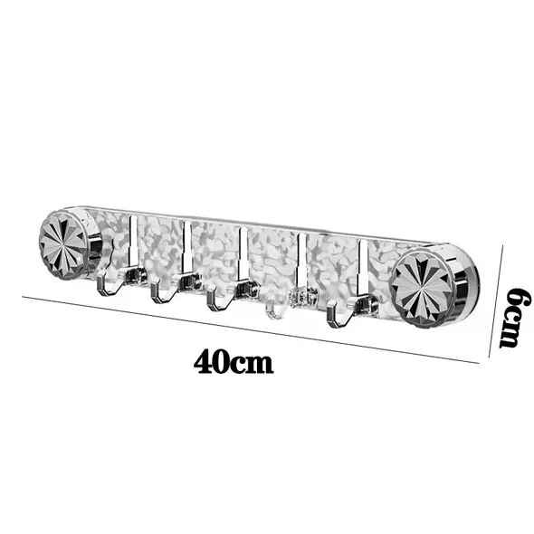 Κρεμάστρα Μπάνιου-Κουζίνας 40cm Χωρίς Τρύπημα με Βεντούζα & Σιλικόνη – Ισχυρή Στήριξη -  ΕΙΔΗ ΣΠΙΤΙΟΥ