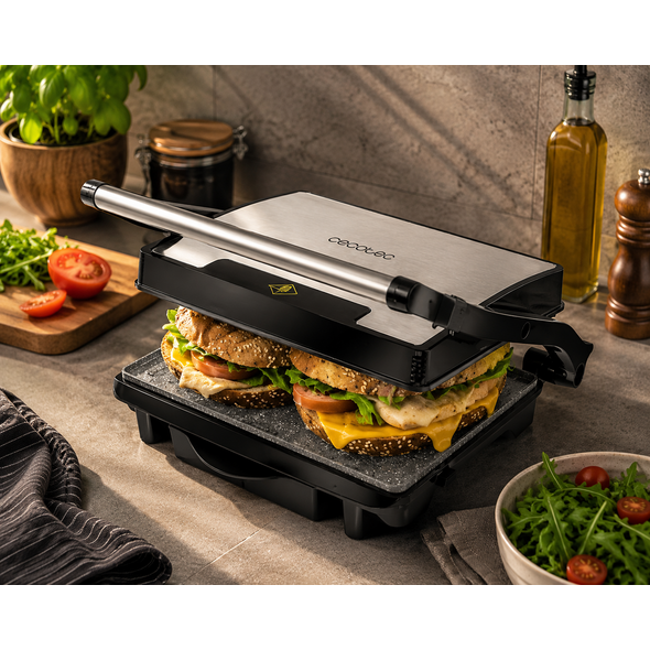 Τοστιέρα - Γκριλ 1500 W Rock’nGrill Rapid Cecotec CEC-03065
