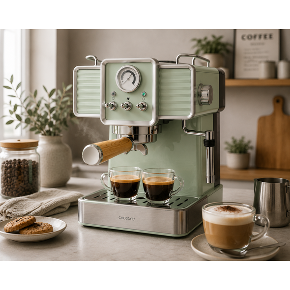 Καφετιέρα Power Espresso 20 Tradizionale Light Green Cecotec CEC-01576