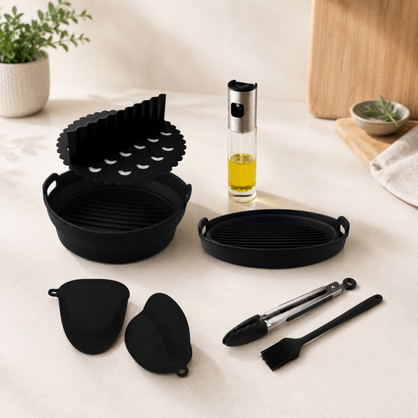 Σετ Αξεσουάρ Φριτέζας Αέρος 7 τμχ Cecofry Silicone Accessories Pack Cecotec CEC-03341