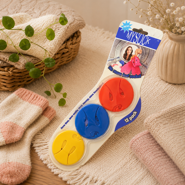 Συνδετήρες Κάλτσας Sock Clips® 12 Τεμάχια