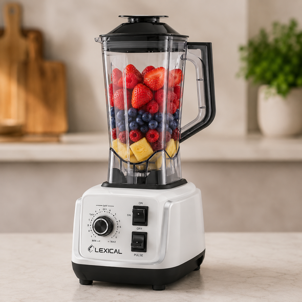 Μπλέντερ 2.5L 1500W με 15 Ταχύτητες Lexical LBL-1570-1 (Λευκό)