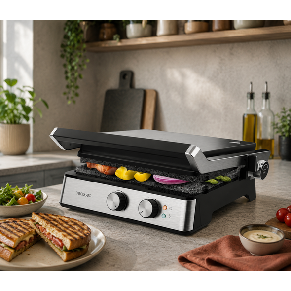 Τοστιέρα - Γκριλιέρα 2400 W Rock'nGrill Blaze Cecotec CEC-02968