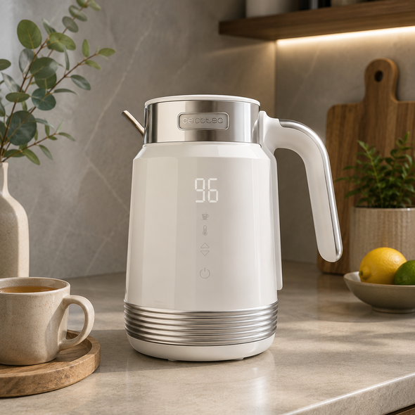 Ηλεκτρικός Βραστήρας 1.7 Lt Cecotec Thermosense 600 Touch White CEC-01749