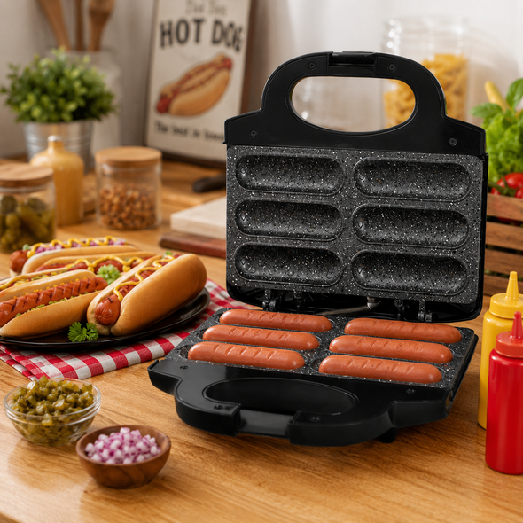 Συσκευή για Λουκανικοπιτάκια, Hot Dog & Snacks 750W Lexical LHT-2330