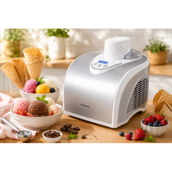 Παγωτομηχανή 1 Lt 135 W H.Koenig HF180