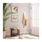 Μεταλλικός Καλόγερος 44 x 182 cm Χρώματος Λευκό Songmics RCR19W -  Διακόσμηση