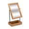Ξύλινος Επιτραπέζιος Καθρέπτης με Ράφι 19.6 x 12 x 36.5 cm 5Five Simply Smart 174842 -  Πρόσωπο