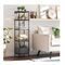 Μεταλλική Ραφιέρα με 5 Ράφια 30 x 30 x 123.5 cm Songmics LGR23BK -  Αποθηκευτικοί Χώροι